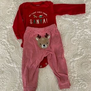 My first visit from Santa outfit